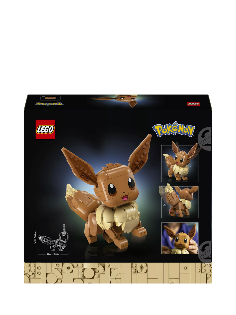 LEGO Pokémon Eevee building toy 587 pieces - British product