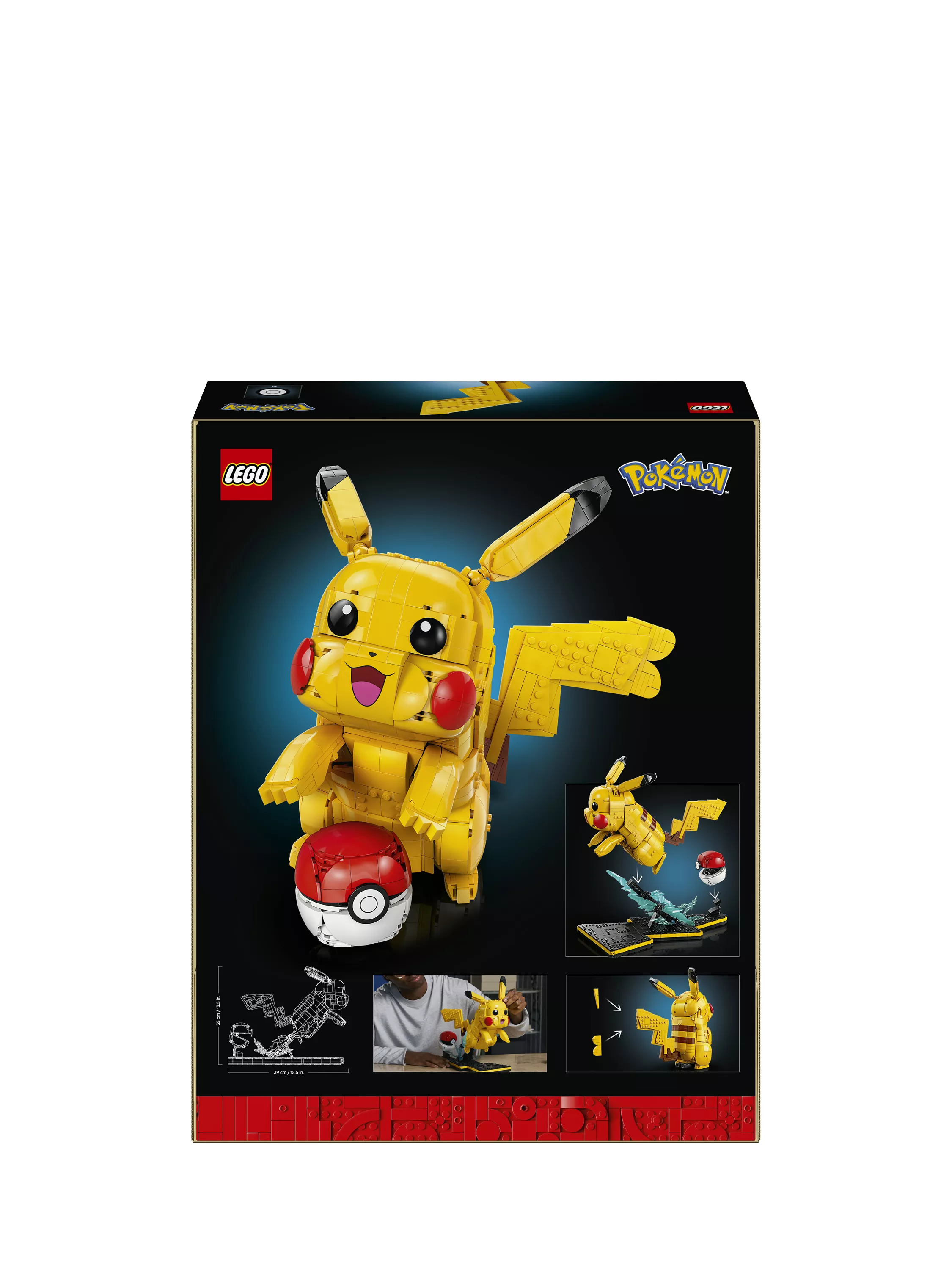 LEGO Pokémon Pikachu and Poké Ball 72152 building set, UK version