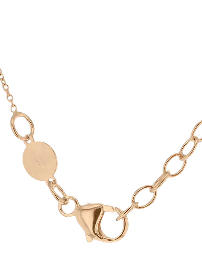 IBB 9ct rose gold bar necklace - British product