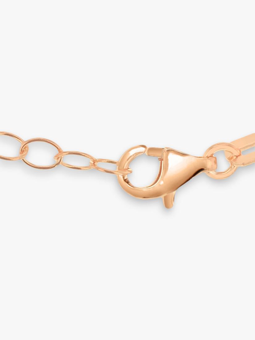 IBB disc pendant necklace rose gold, imported from the UK