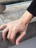 IBB 9ct rose gold horizontal bar bracelet (British brand)