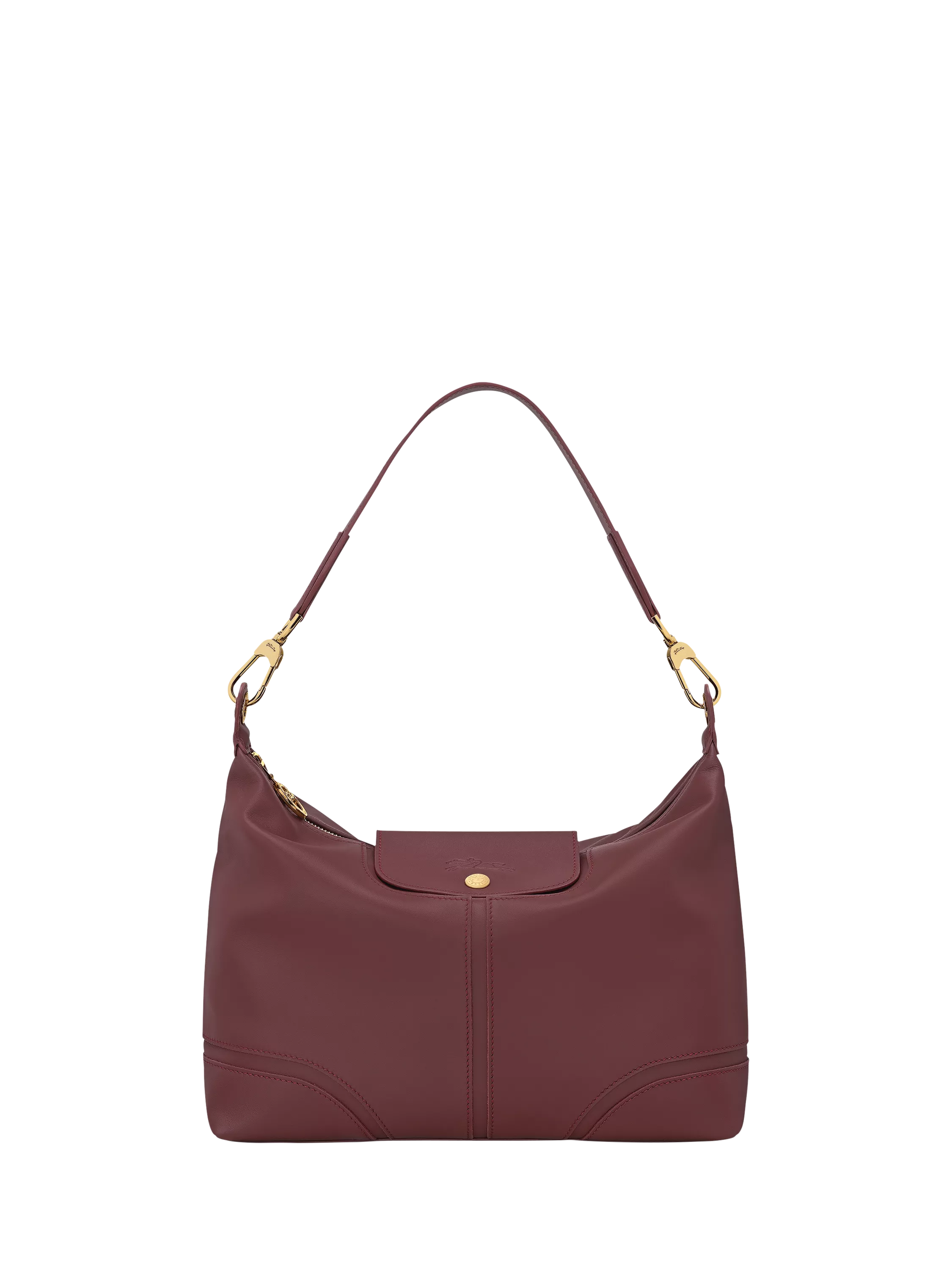 Longchamp Le Pliage Xtra Leather Shoulder Bag, Burgundy