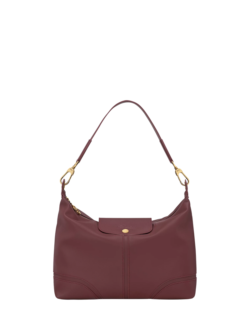 Longchamp Le Pliage Xtra Leather Shoulder Bag, Burgundy