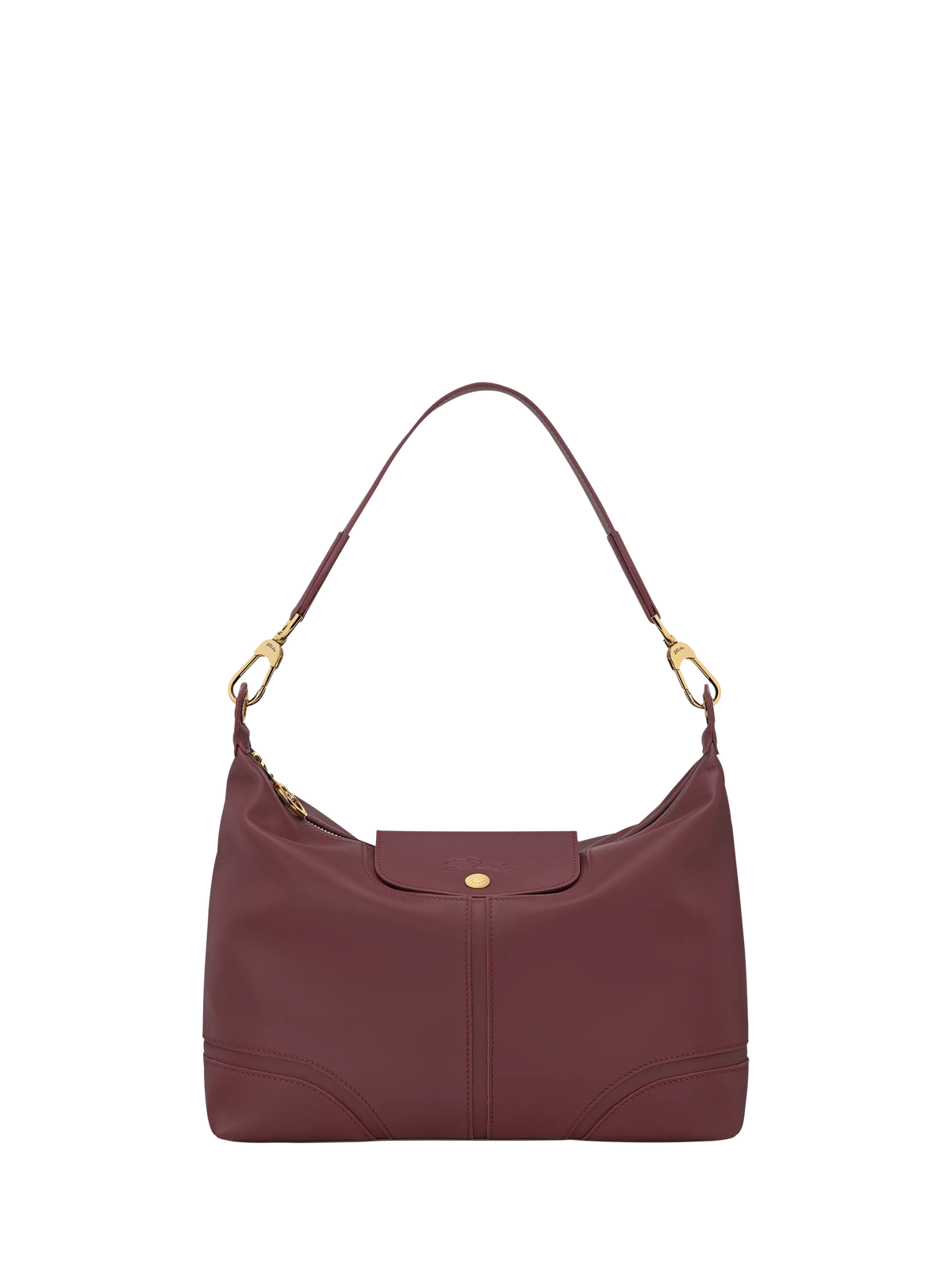 Longchamp Le Pliage Xtra Leather Shoulder Bag, Burgundy
