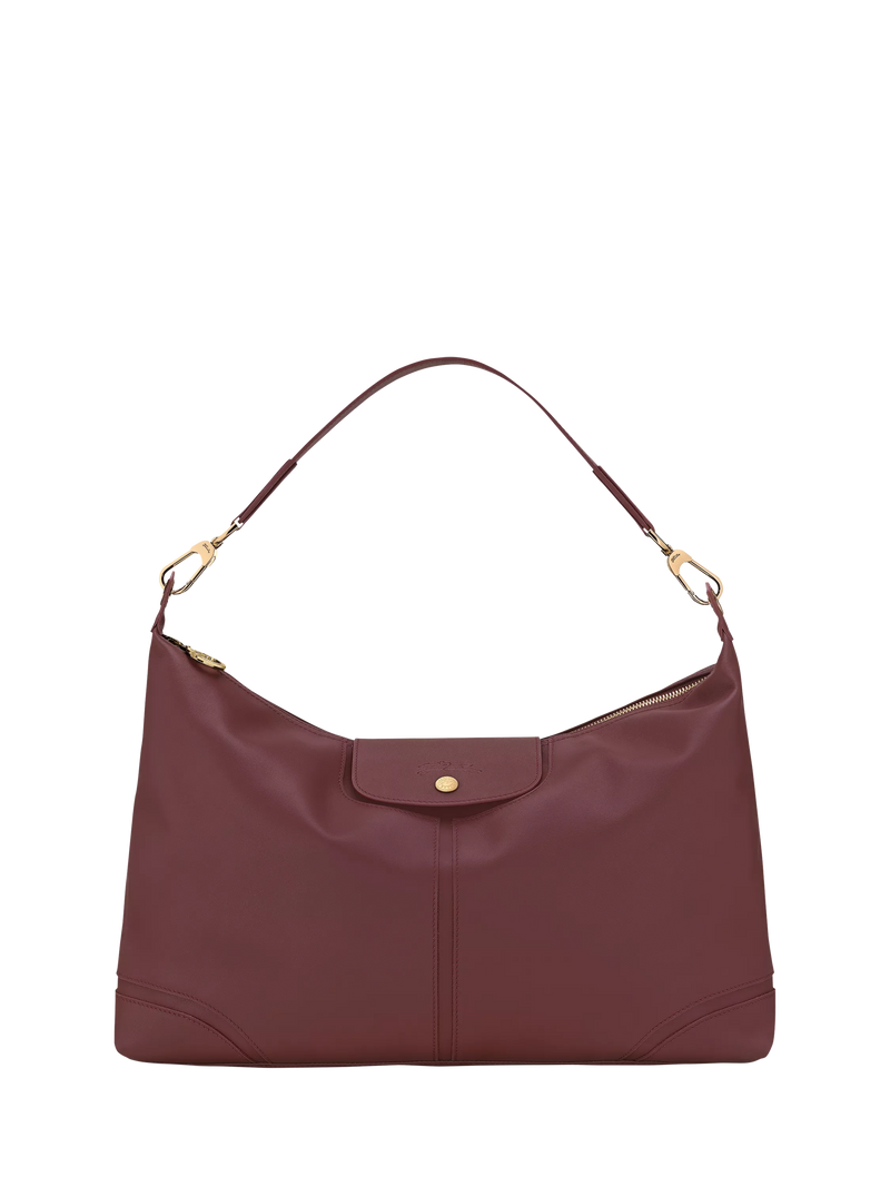 Longchamp Le Pliage Xtra XL Leather Shoulder Bag, Burgundy