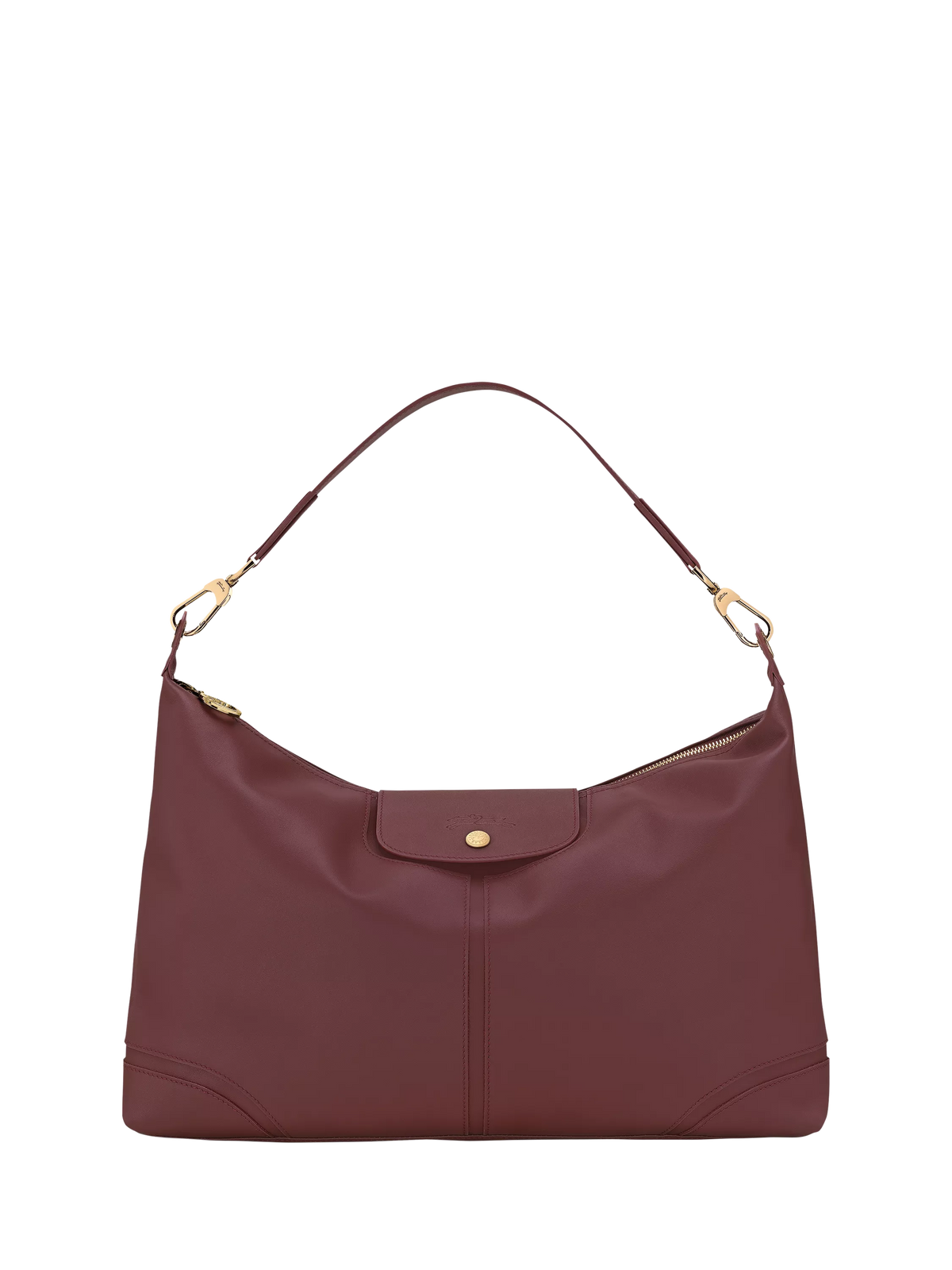 Longchamp Le Pliage Xtra XL Leather Shoulder Bag, Burgundy