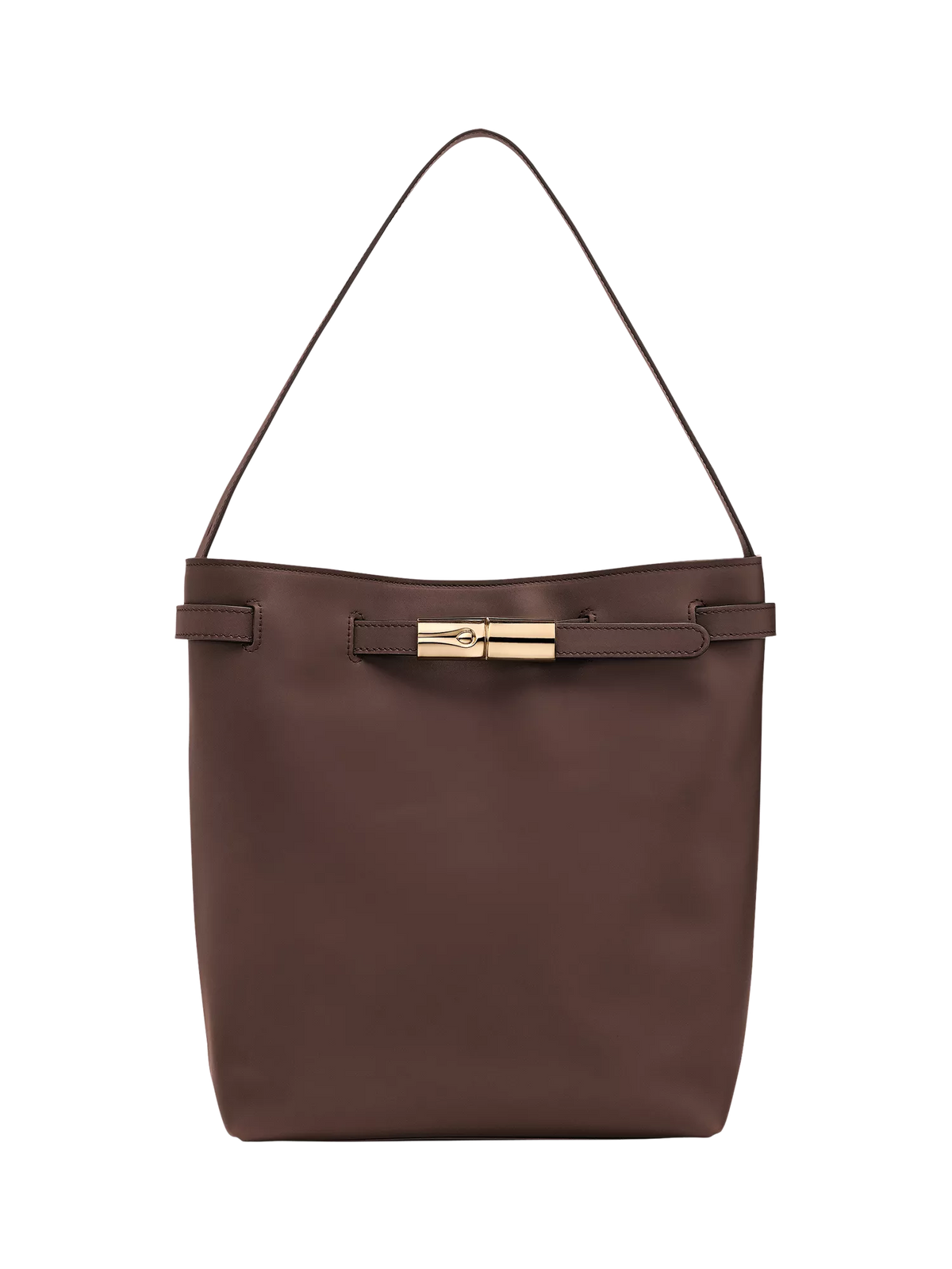 Longchamp Le Smart L Shoulder Bag, Mocha