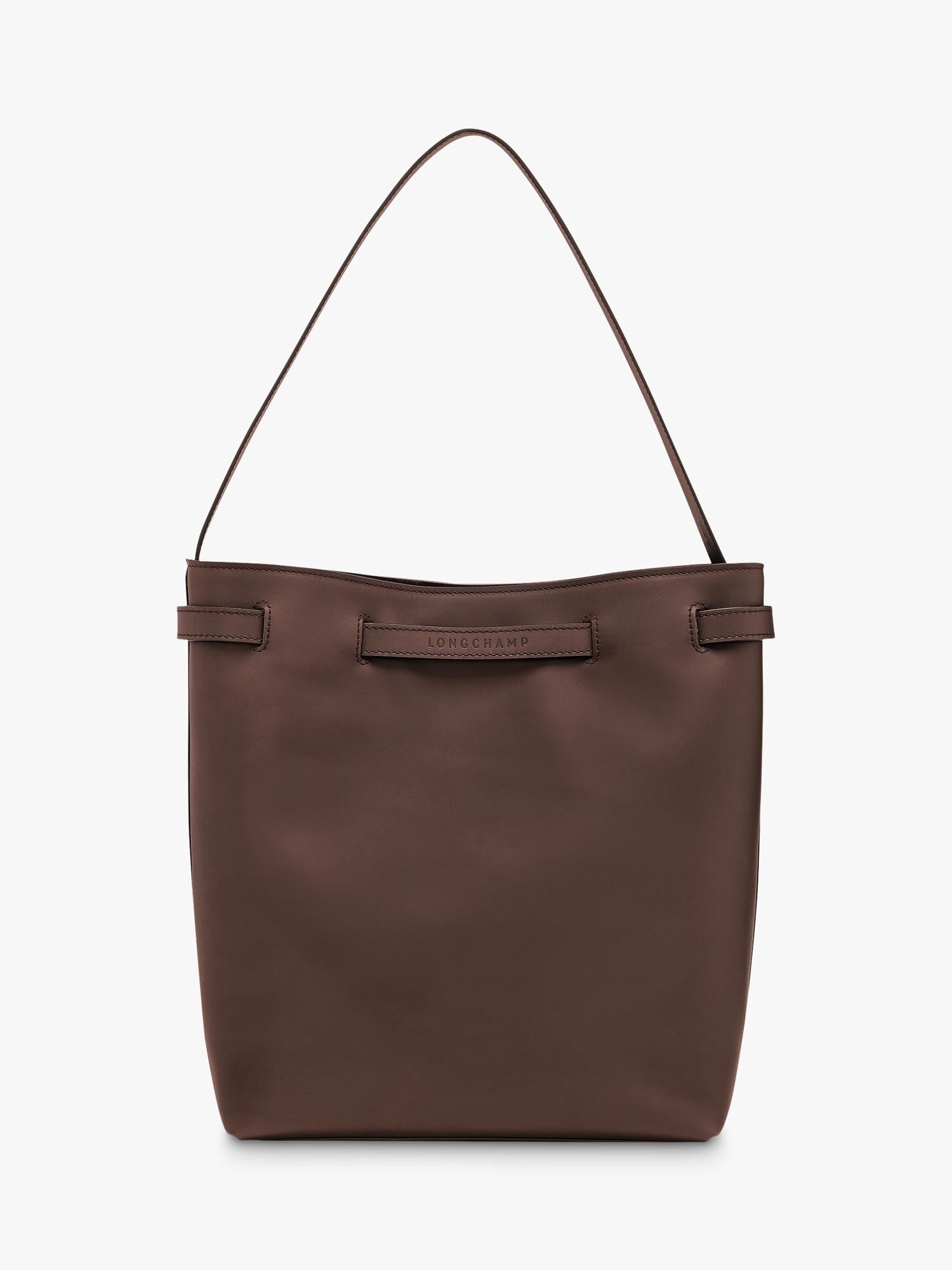 Longchamp Le Smart L shoulder bag in calfskin leather, UK version