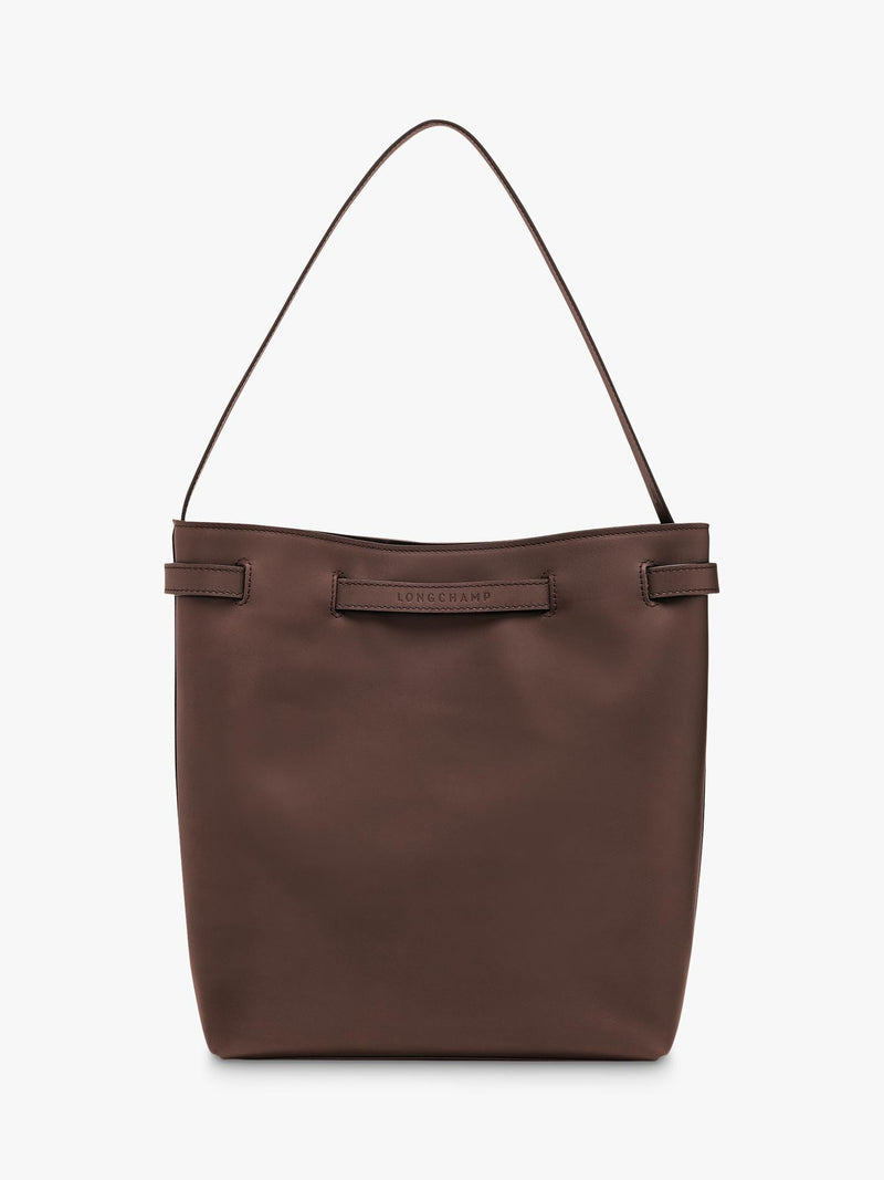Longchamp Le Smart L shoulder bag in calfskin leather, UK version