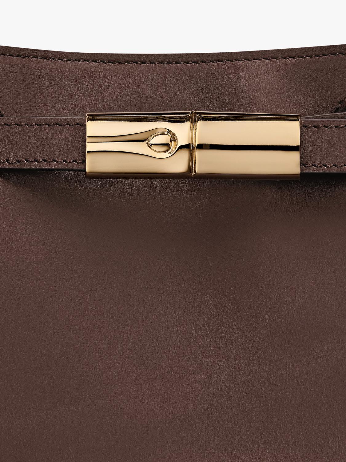 Longchamp Le Smart L shoulder bag in calfskin leather, UK version