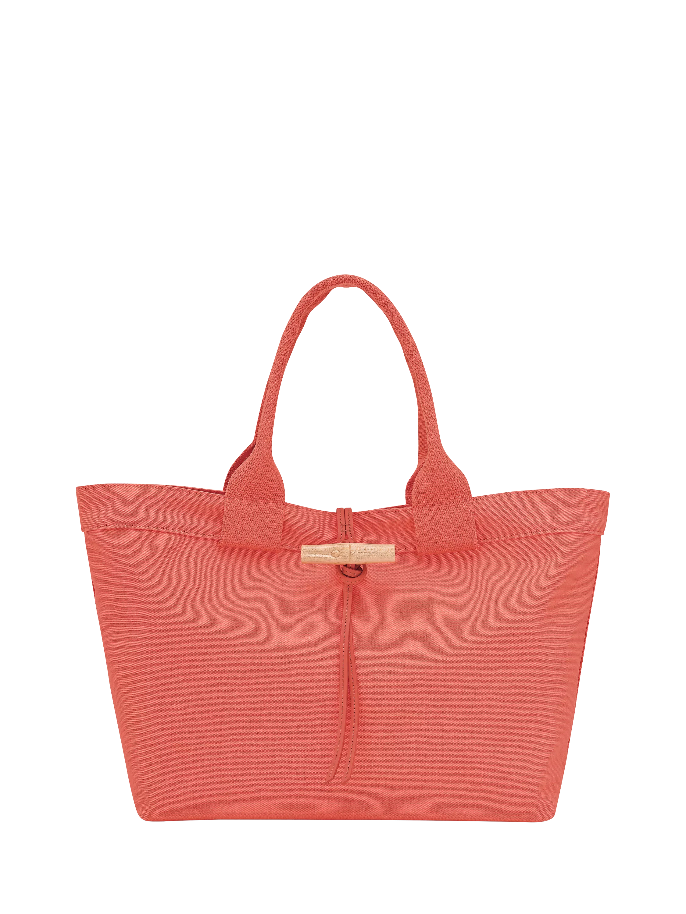Longchamp Le Roseau large canvas tote bag, UK version