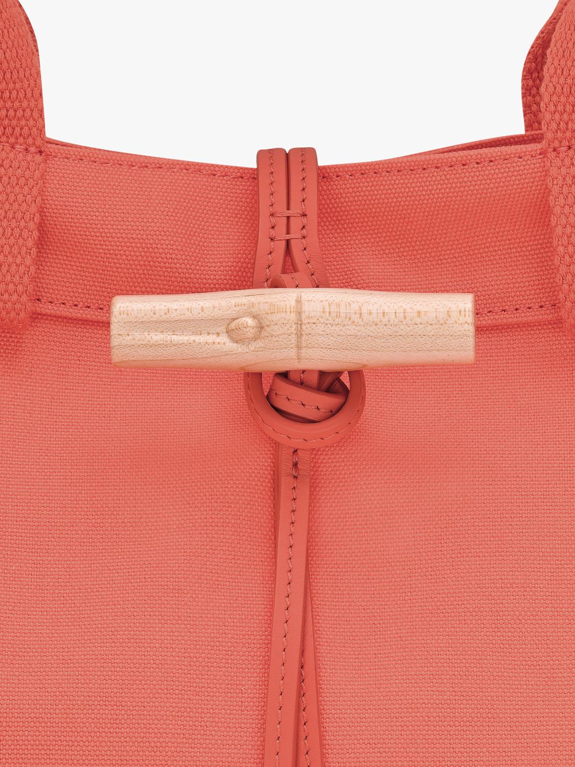 Longchamp Le Roseau large canvas tote bag, UK version