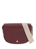 Longchamp Épure Leather Medium Crossbody Bag, Burgundy