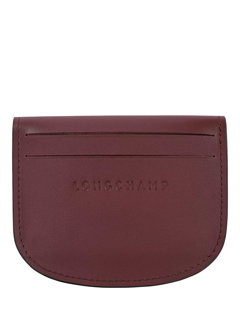 Longchamp Épure leather card holder, imported from the UK