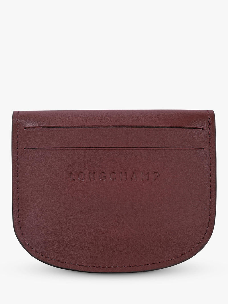 Longchamp Épure leather card holder, imported from the UK