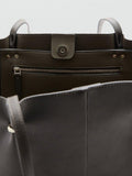 Mango Tere shopper bag with interior zip pocket, imported from the UK