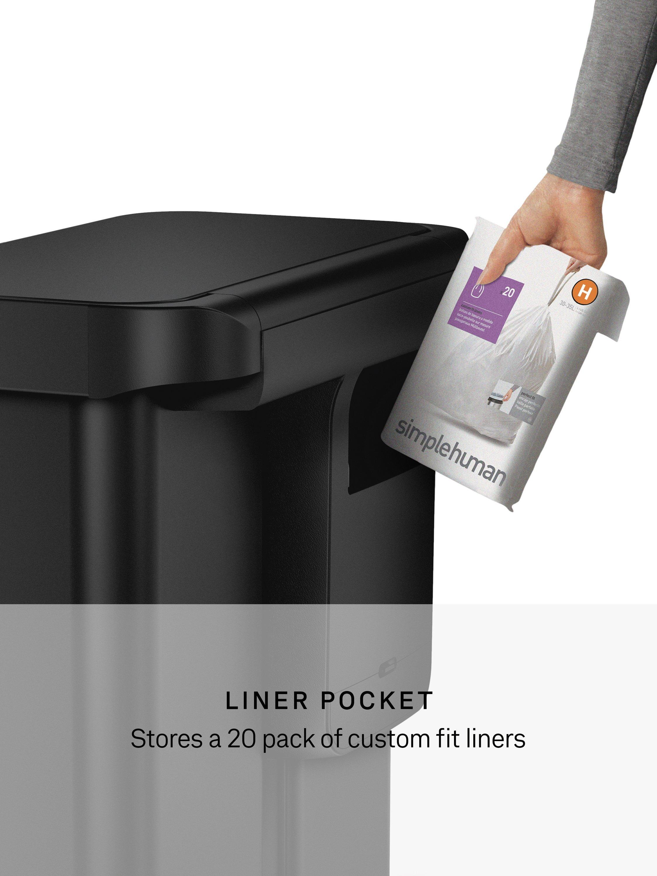 Simplehuman sensor bin voice and motion 58L black, imported from the UK