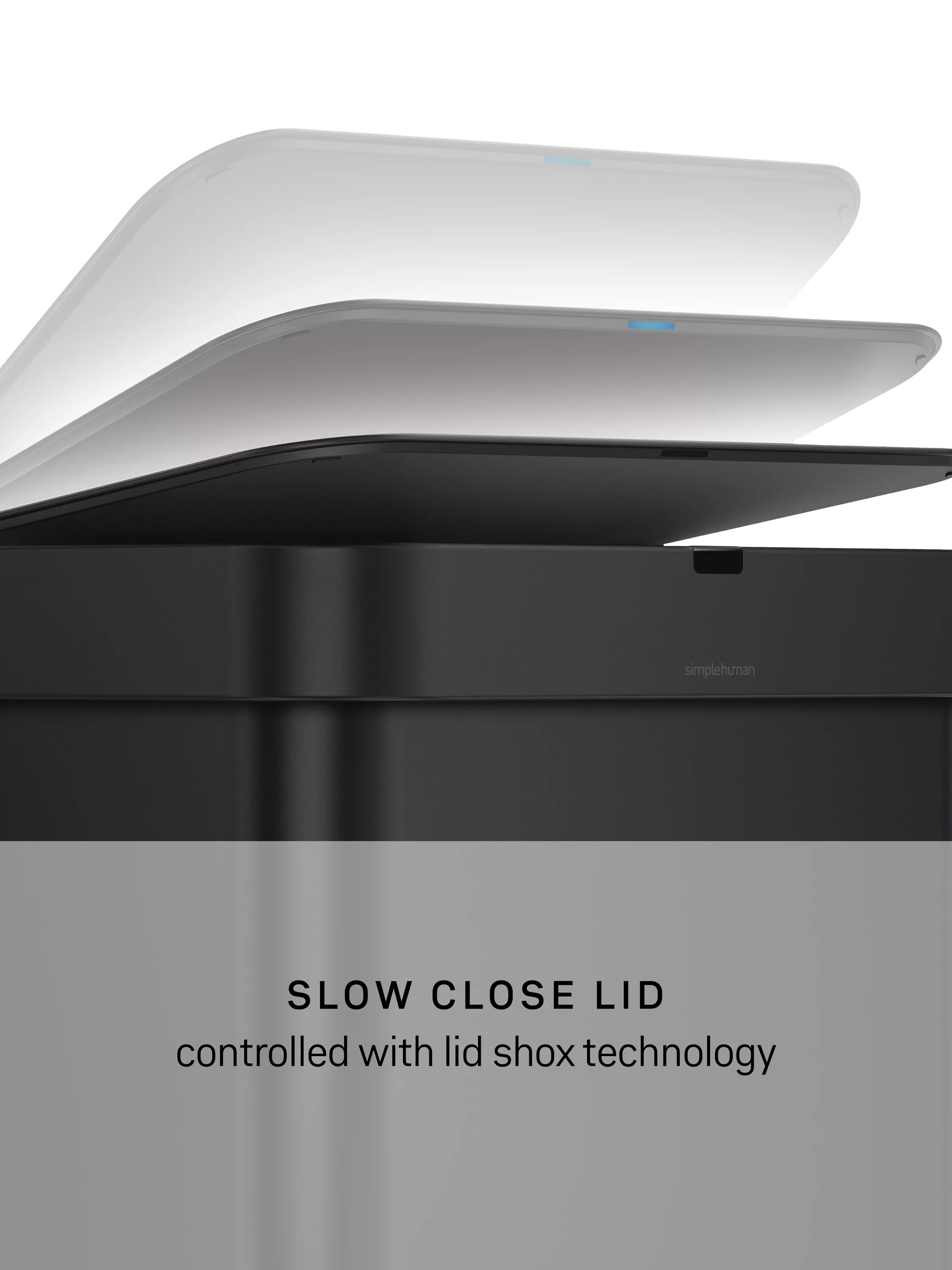 Simplehuman sensor bin voice and motion 58L black, imported from the UK