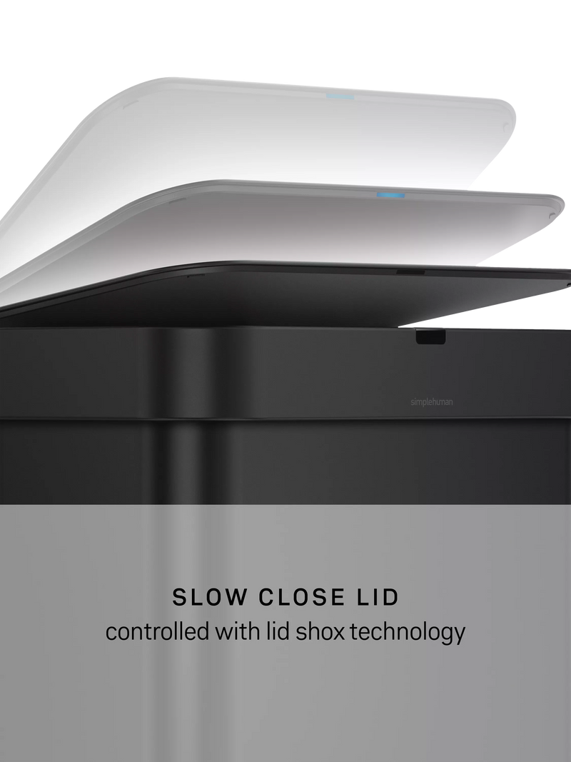 Simplehuman sensor bin voice and motion 58L black, imported from the UK