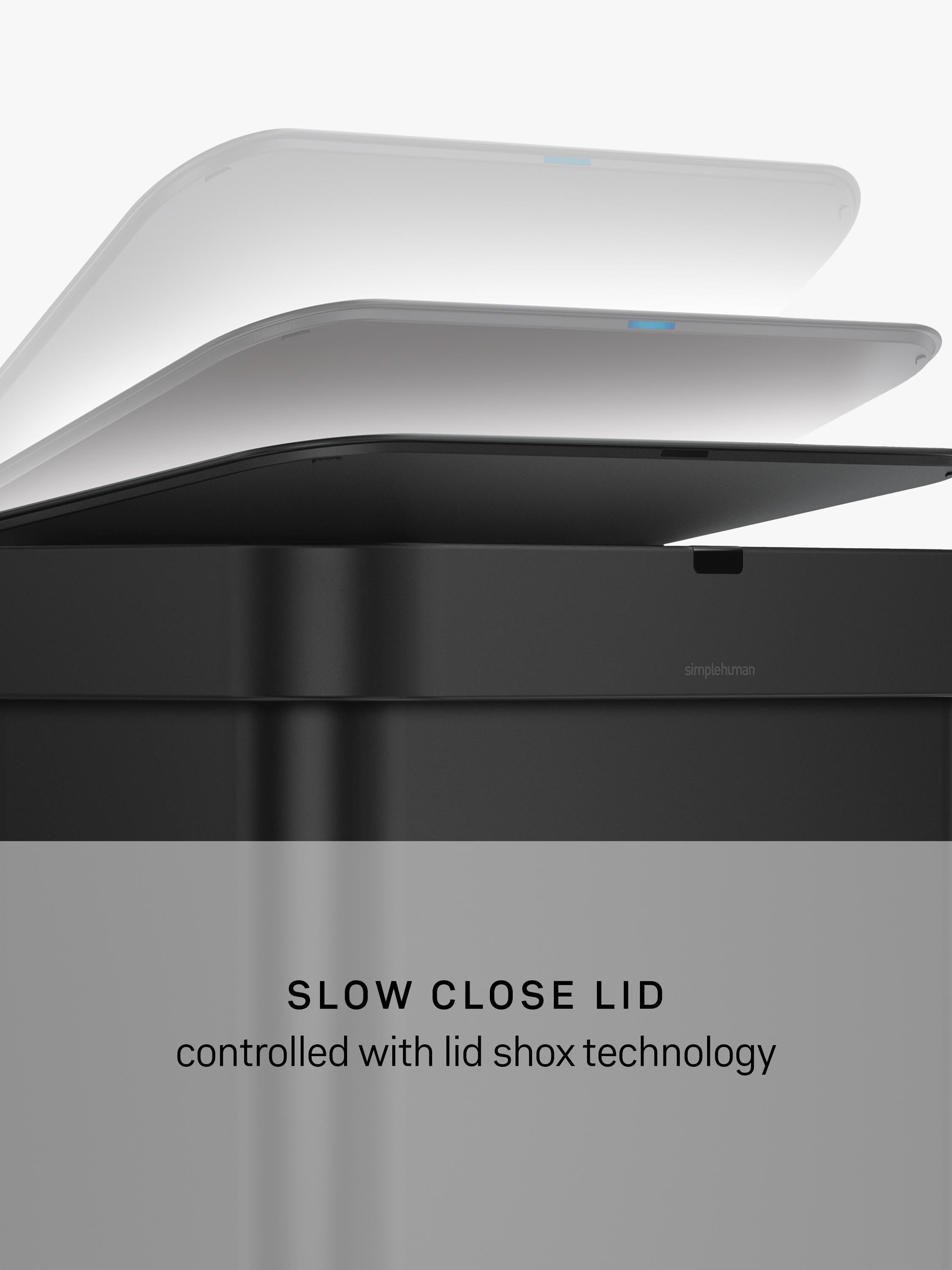 Simplehuman sensor bin voice and motion 58L black, imported from the UK