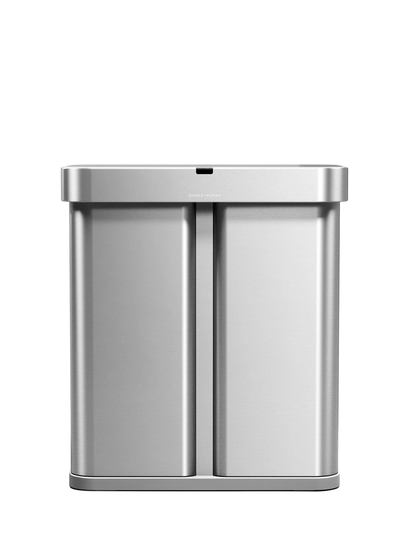 Simplehuman 58L stainless steel sensor bin, UK version