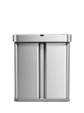 Simplehuman 58L stainless steel sensor bin, UK version