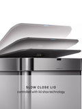 Simplehuman 58L stainless steel sensor bin, UK version