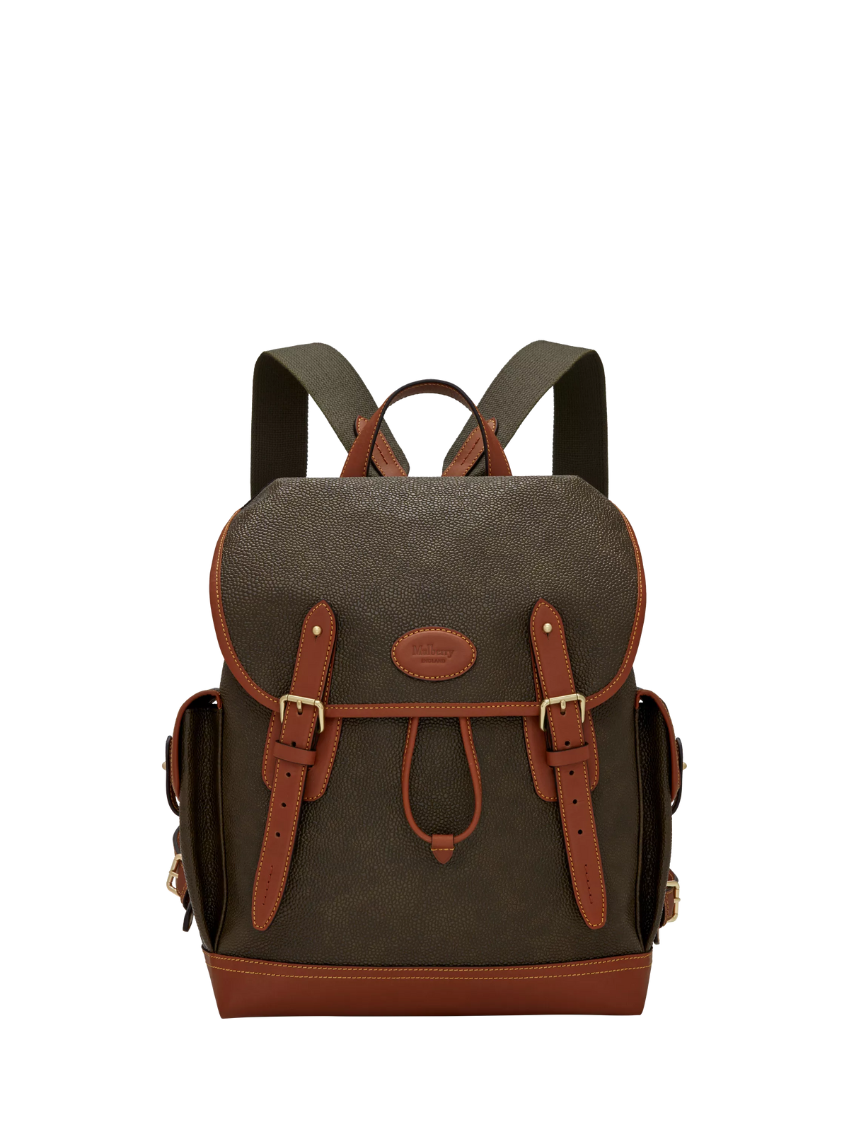 Mulberry Heritage Scotchgrain Leather Backpack