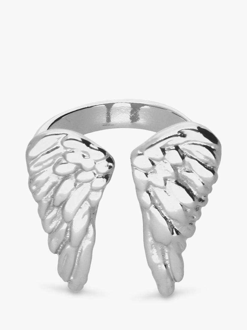 UNOde50 silver wing ring (British brand)