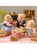 Sylvanian Families Biscuit Bear family toy set - British product