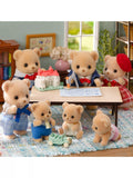 Sylvanian Families Biscuit Bear family toy set - British product
