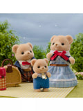 Sylvanian Families Biscuit Bear family toy set - British product