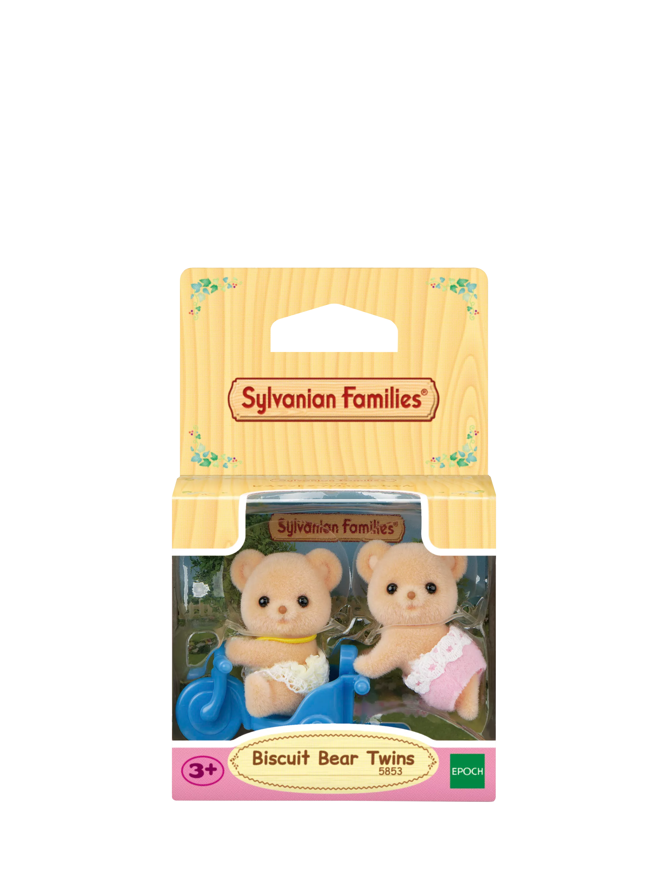 Sylvanian Families Biscuit Bear Twins toy set (British brand)