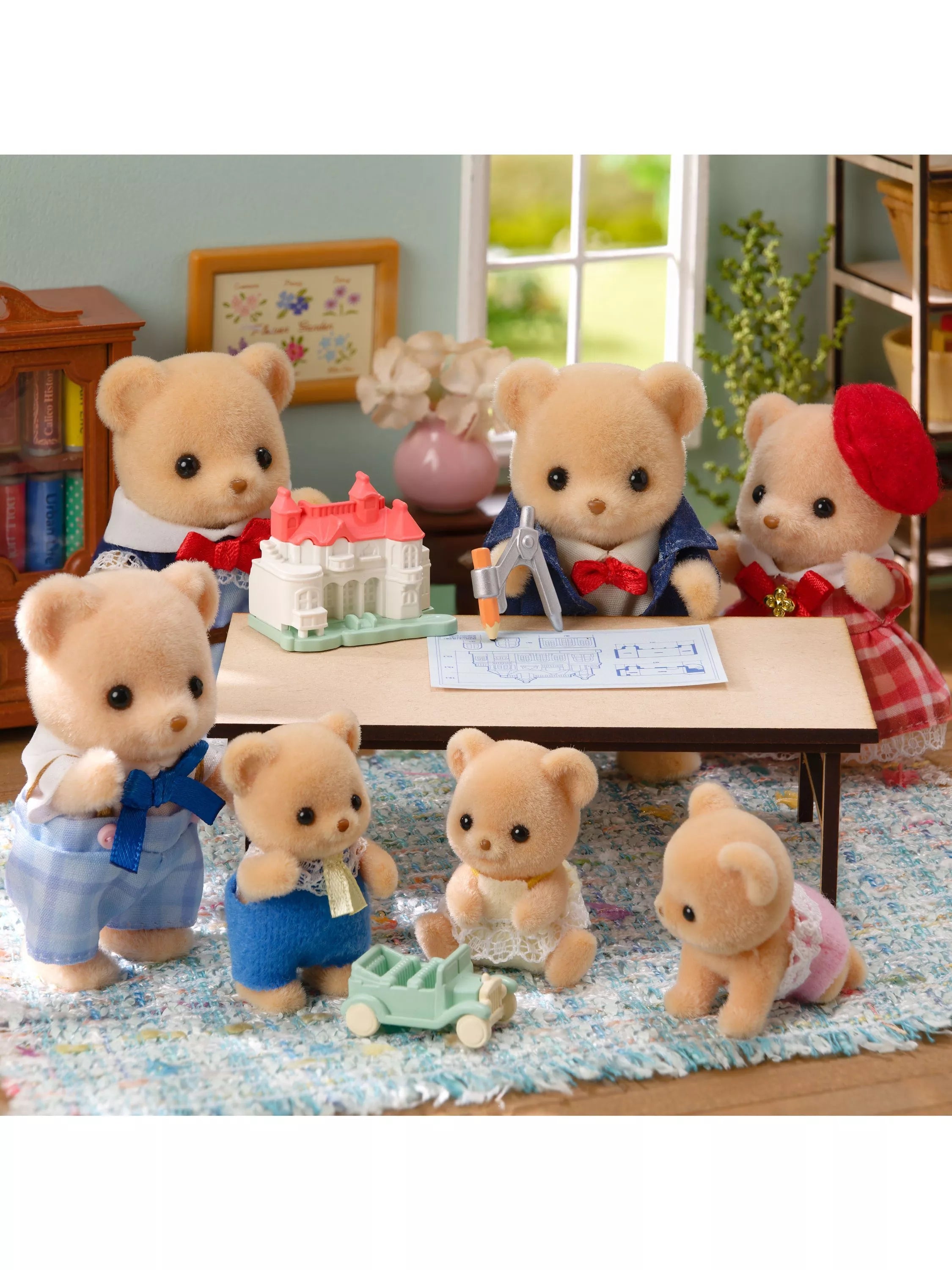 Sylvanian Families Biscuit Bear Twins toy set (British brand)