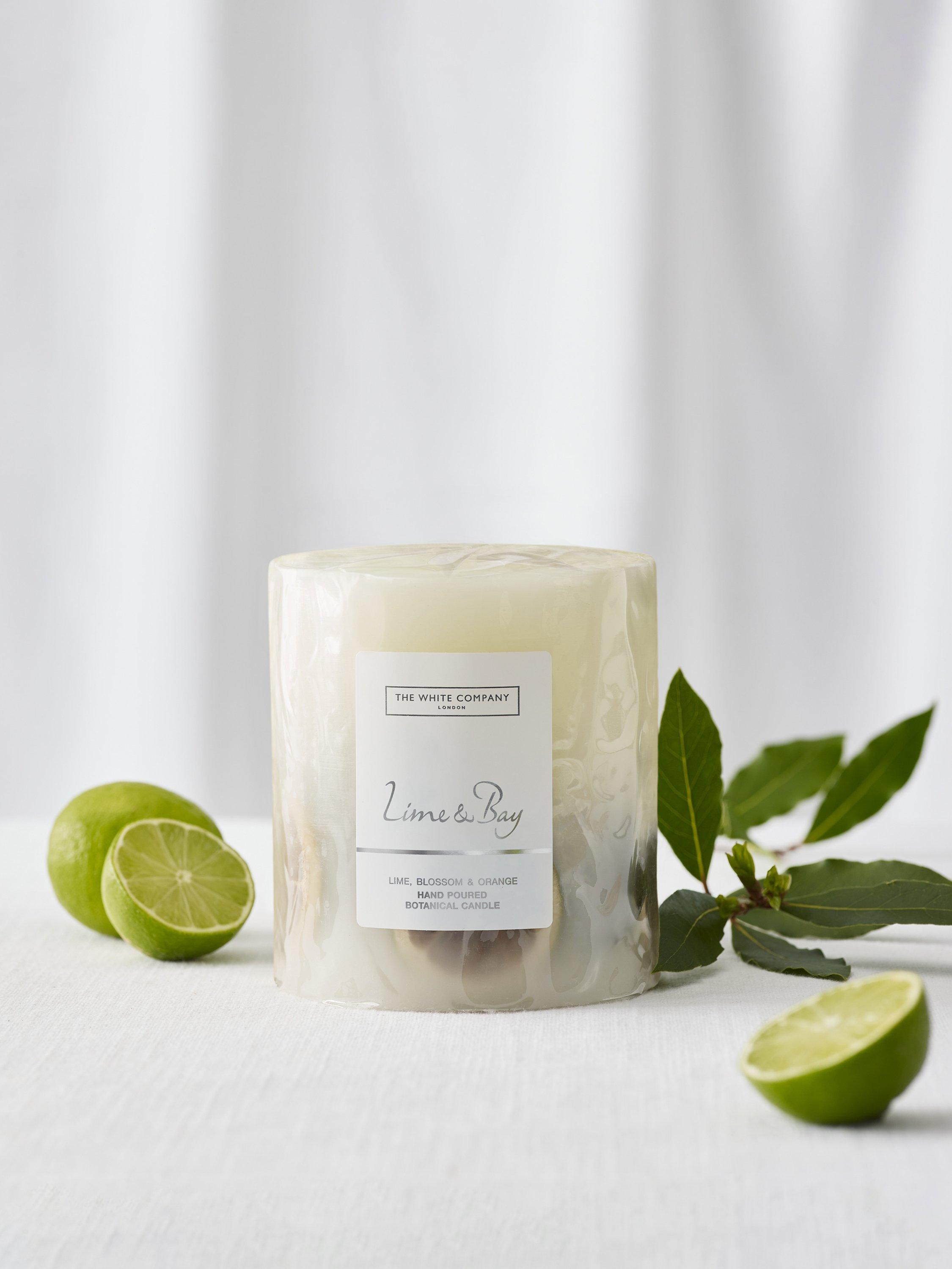 The White Company lime and bay scented candle 725g, UK version