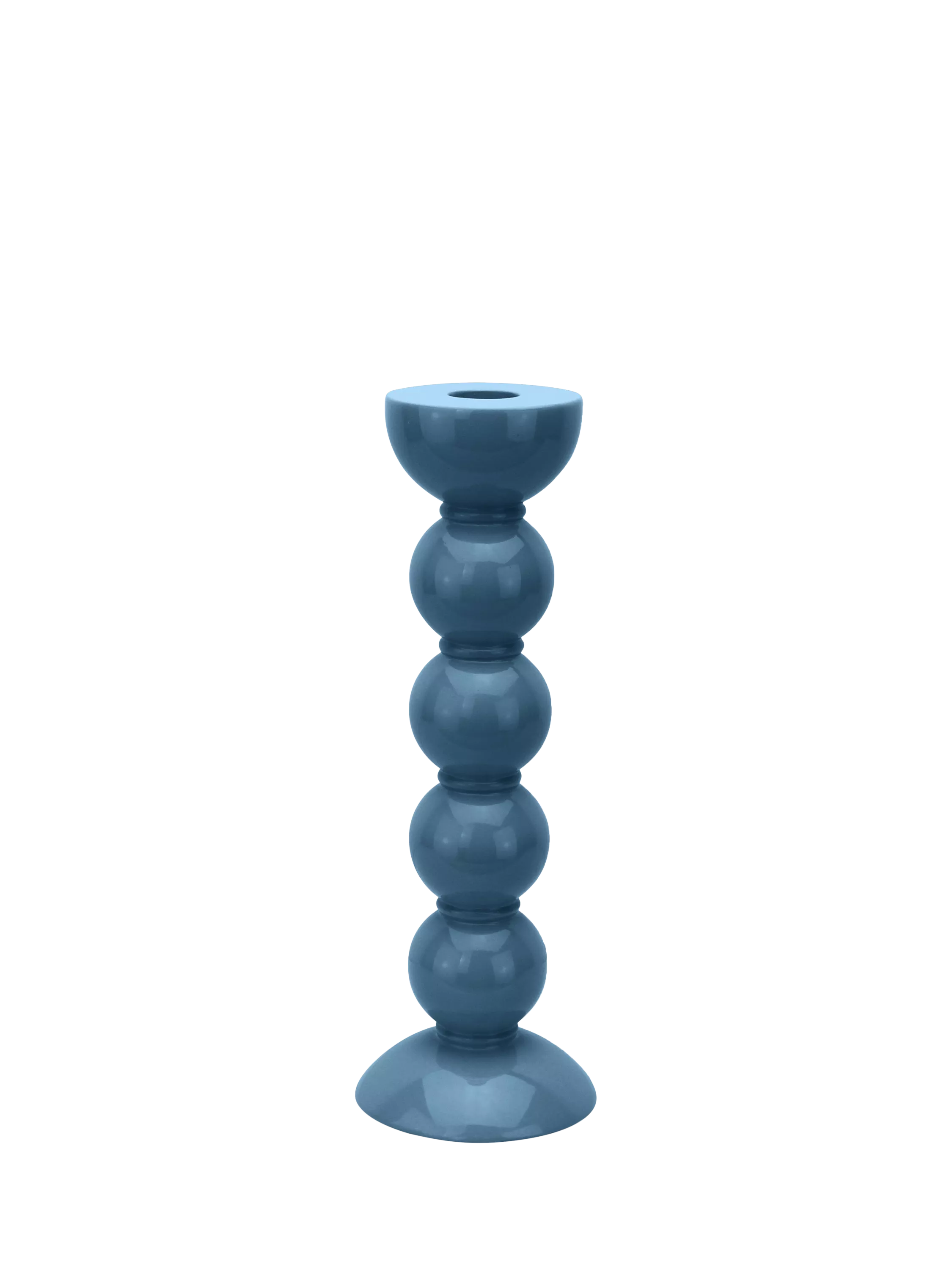 Addison Ross bobbin candlestick 24cm, imported from the UK