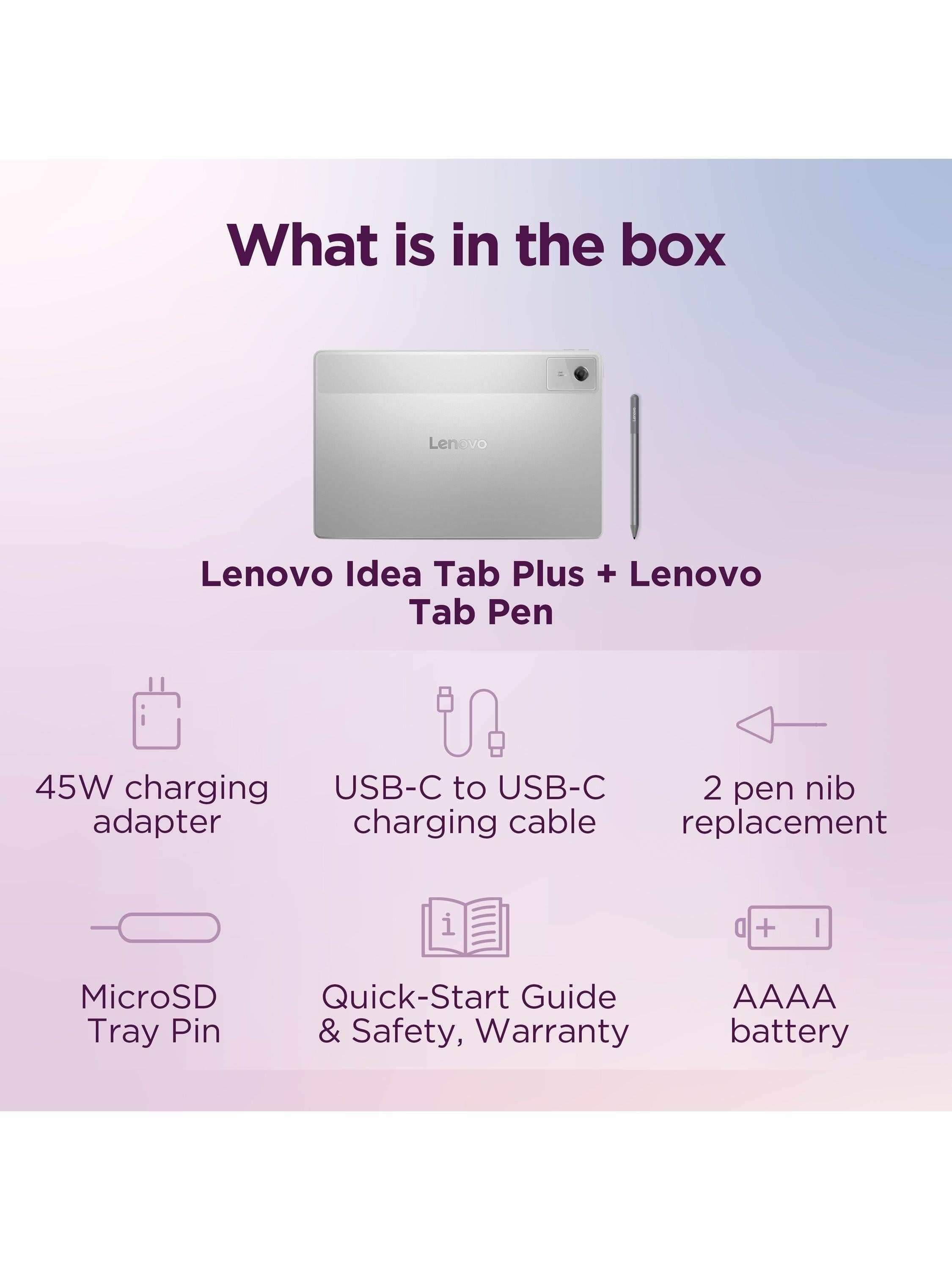 Lenovo IdeaTab Plus tablet 12.1 inch with Tab Pen, UK version