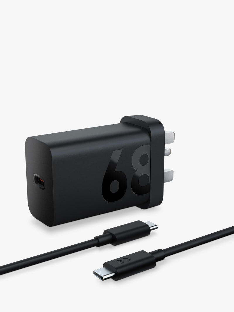 Lenovo USB-C wall charger 68W black (British brand)