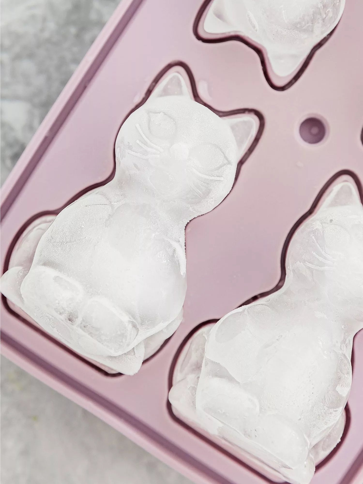 Uberstar Cool Cats silicone ice tray 4 cube, UK version