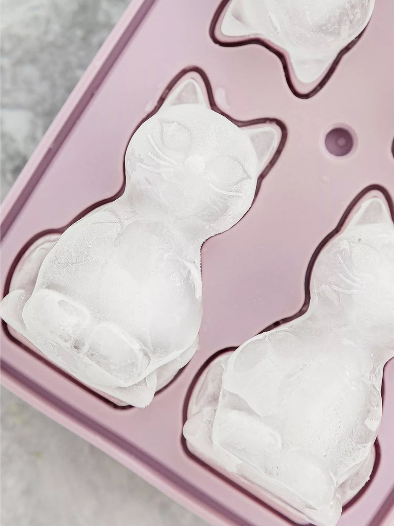 Uberstar Cool Cats silicone ice tray 4 cube, UK version