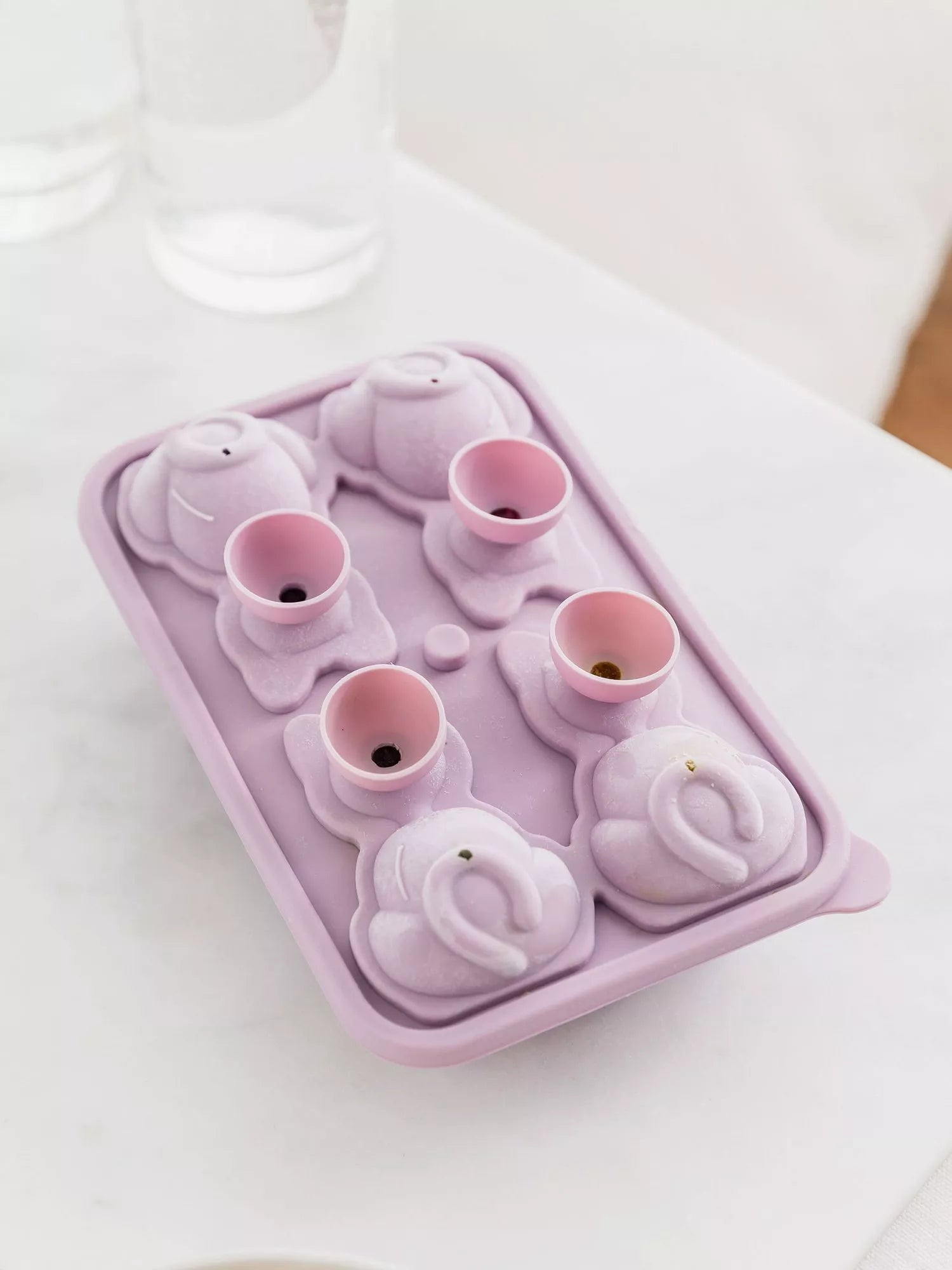 Uberstar Cool Cats silicone ice tray 4 cube, UK version