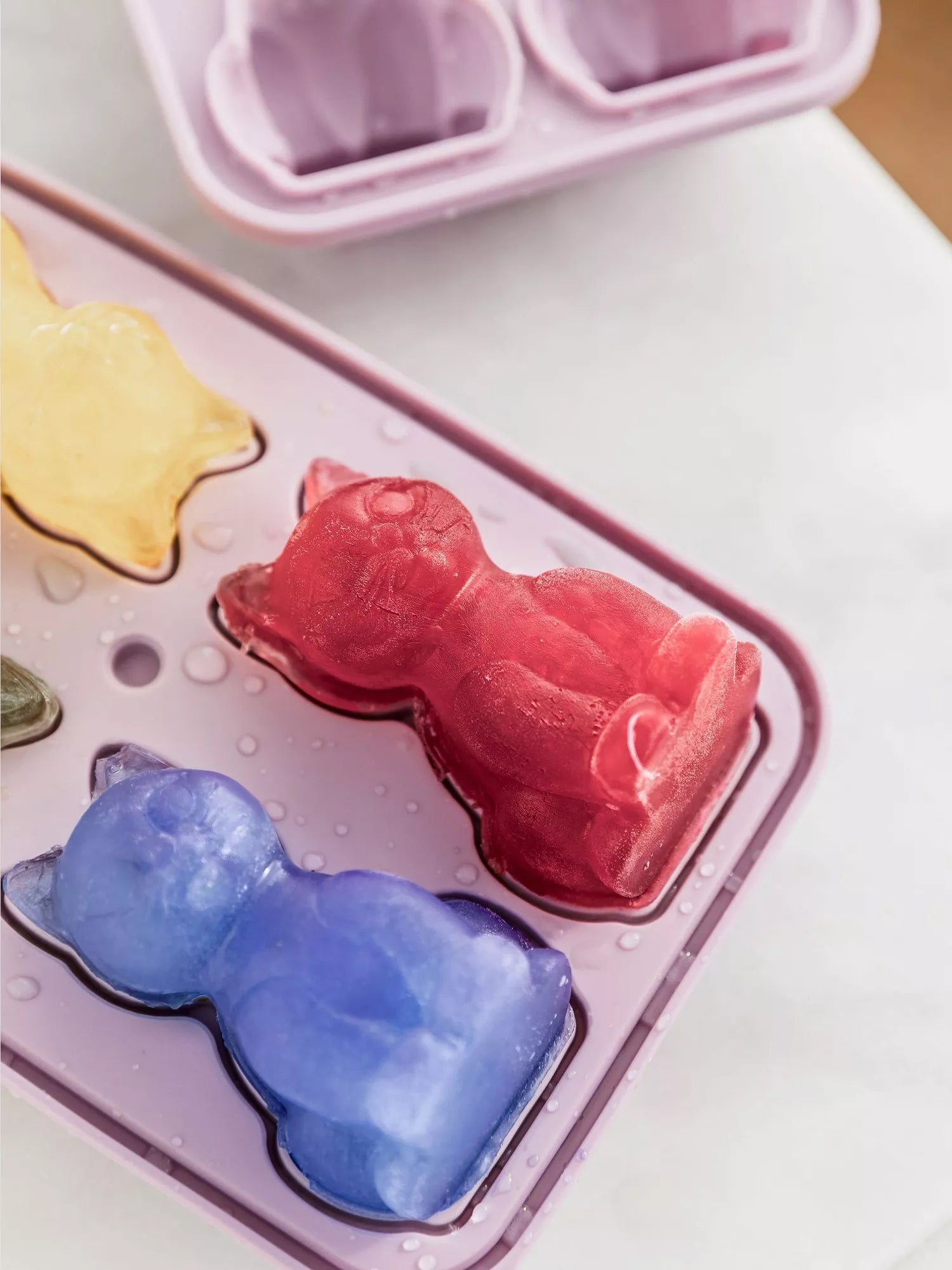 Uberstar Cool Cats silicone ice tray 4 cube, UK version