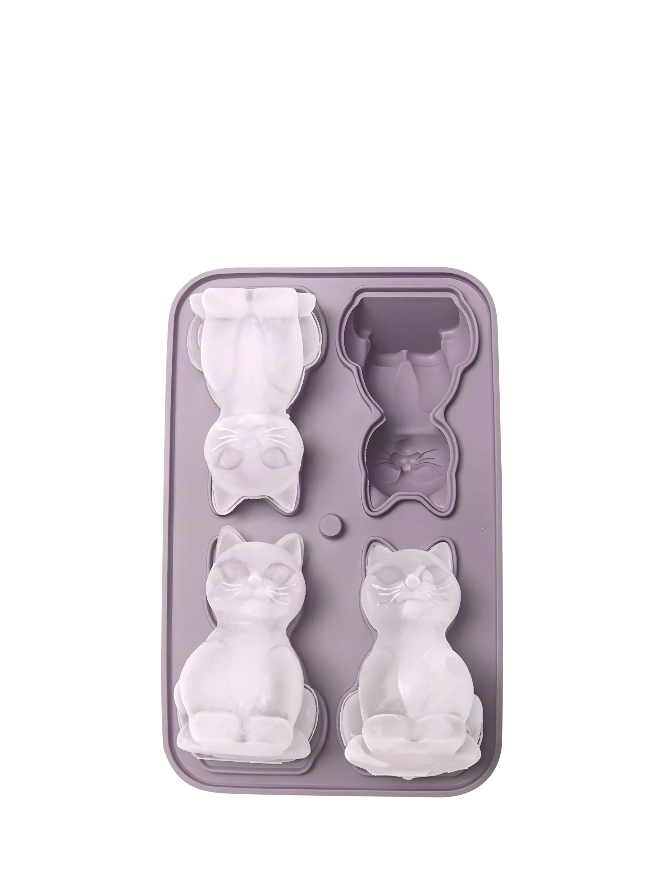 Uberstar Cool Cats silicone ice tray 4 cube, UK version