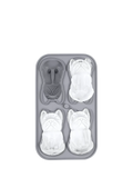 Uberstar silicone ice tray French Bulldog 4 cube, UK version