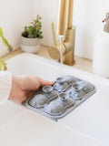 Uberstar silicone ice tray French Bulldog 4 cube, UK version