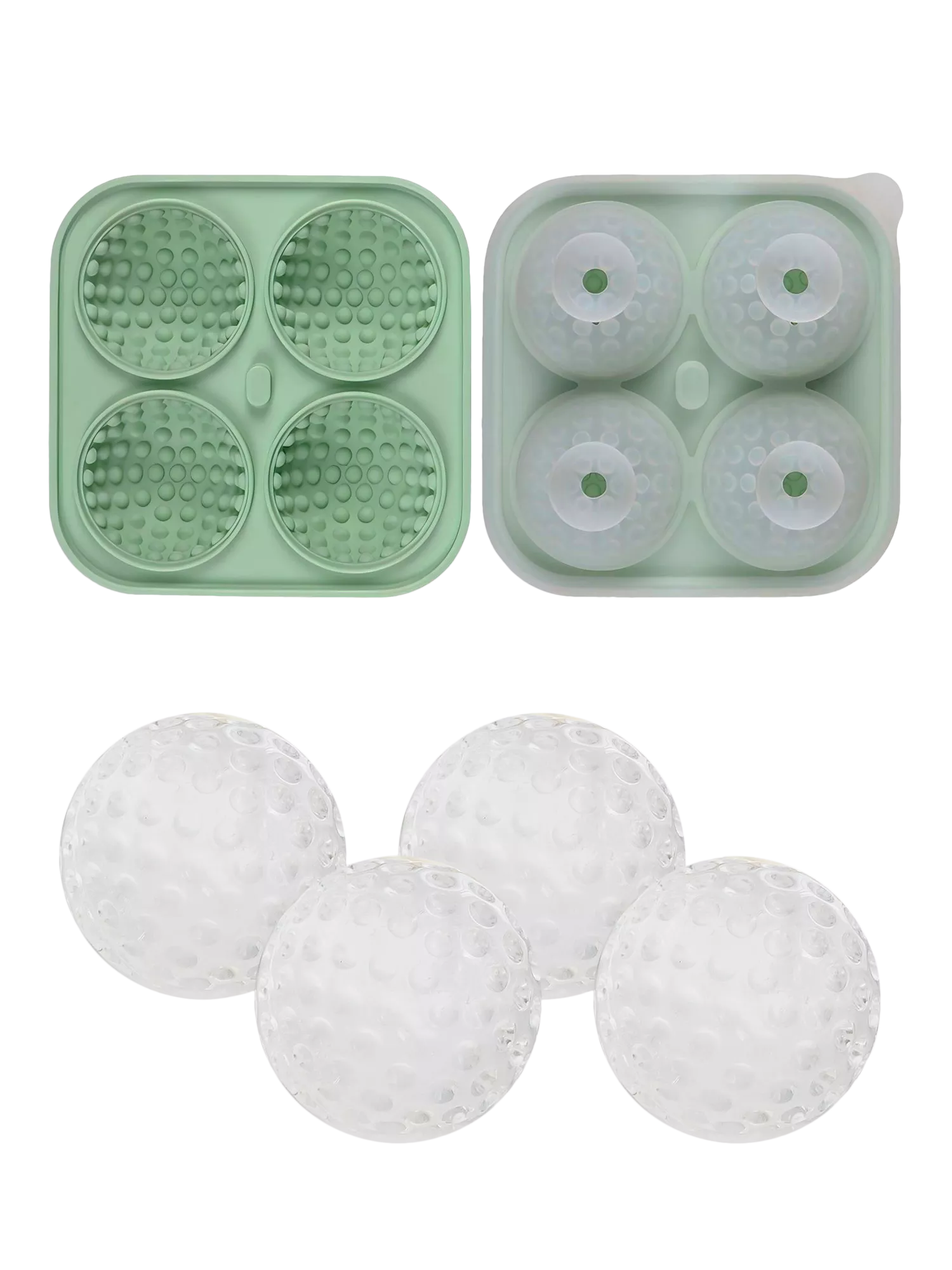 Uberstar golf ball ice mould 4 cubes (British brand)