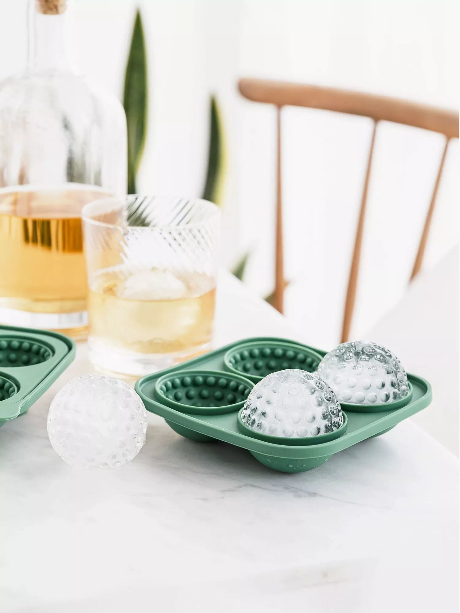 Uberstar golf ball ice mould 4 cubes (British brand)