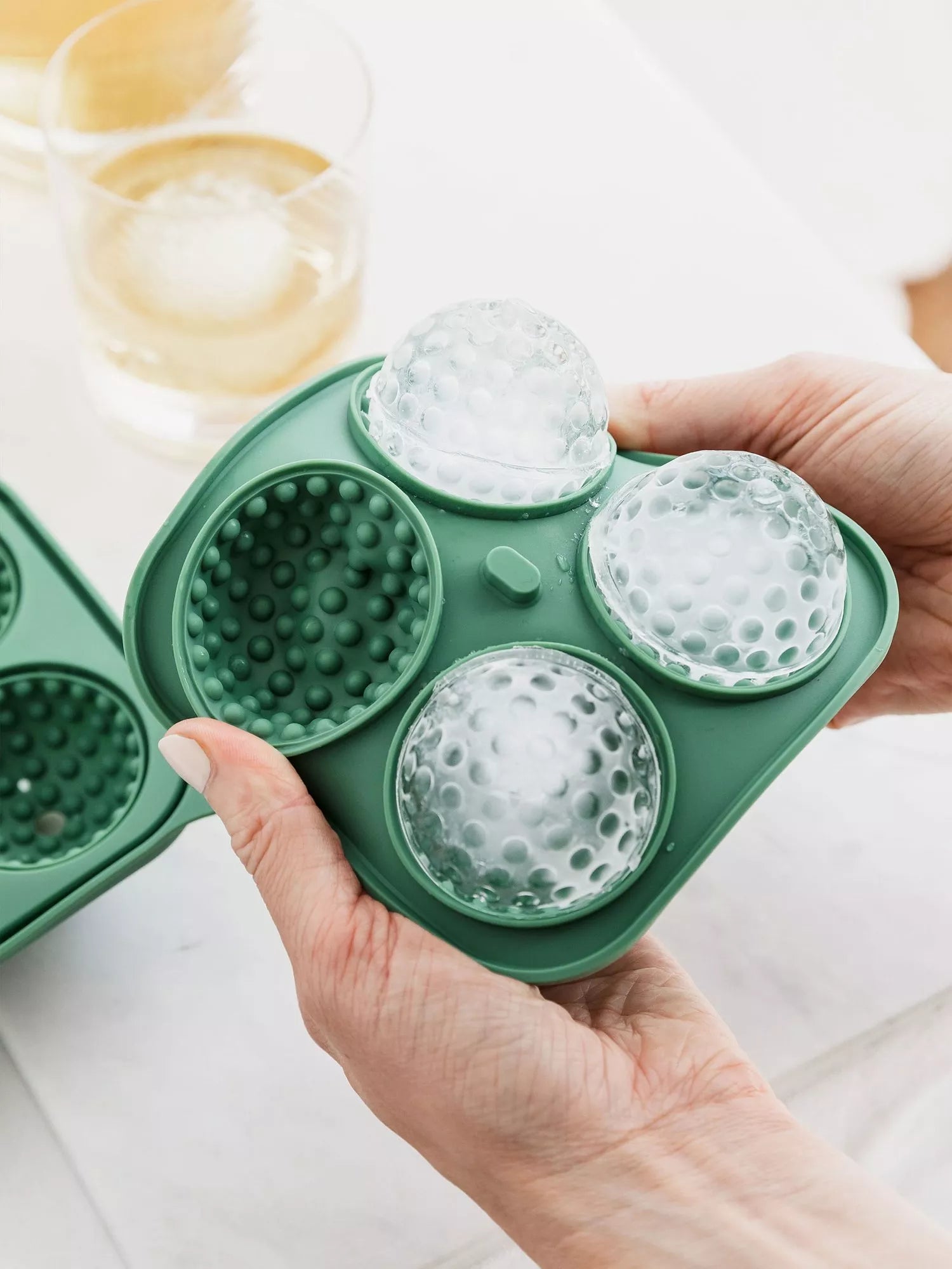 Uberstar golf ball ice mould 4 cubes (British brand)