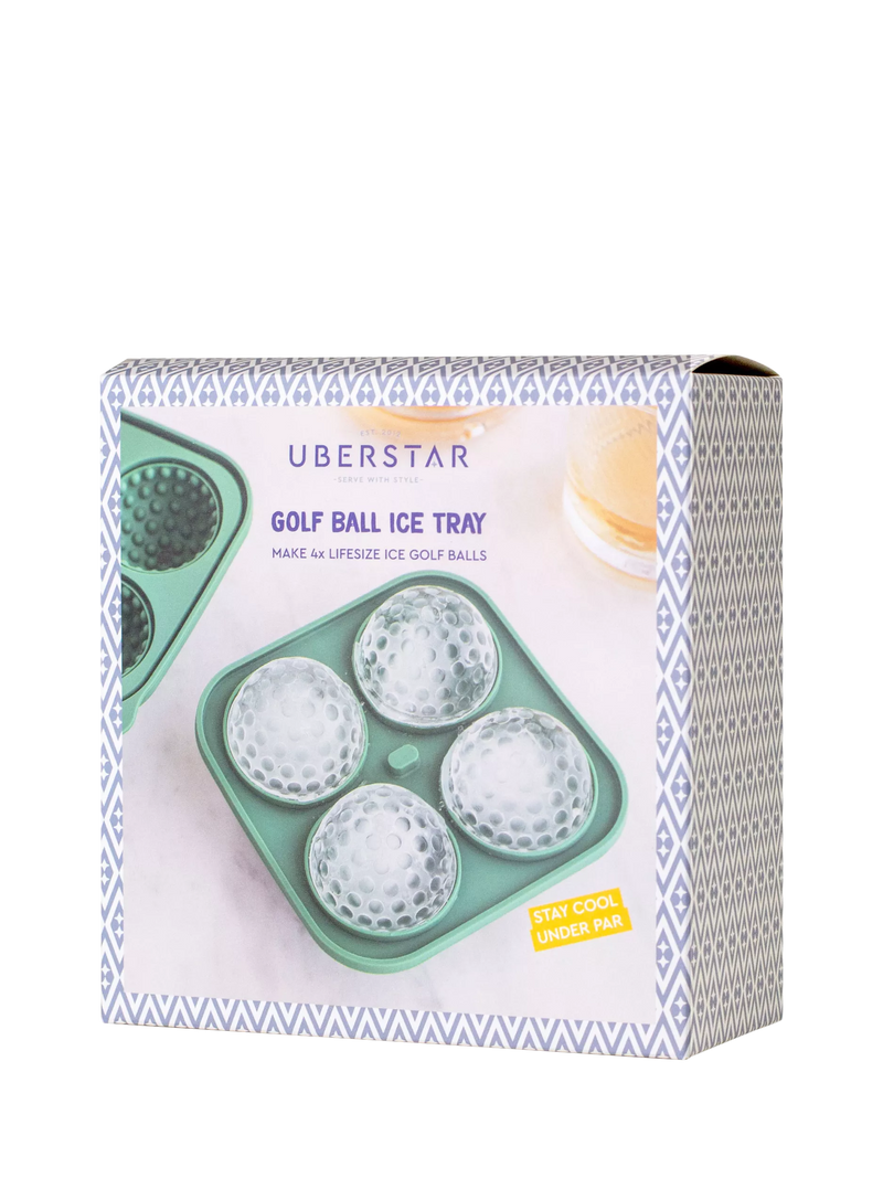 Uberstar golf ball ice mould 4 cubes (British brand)