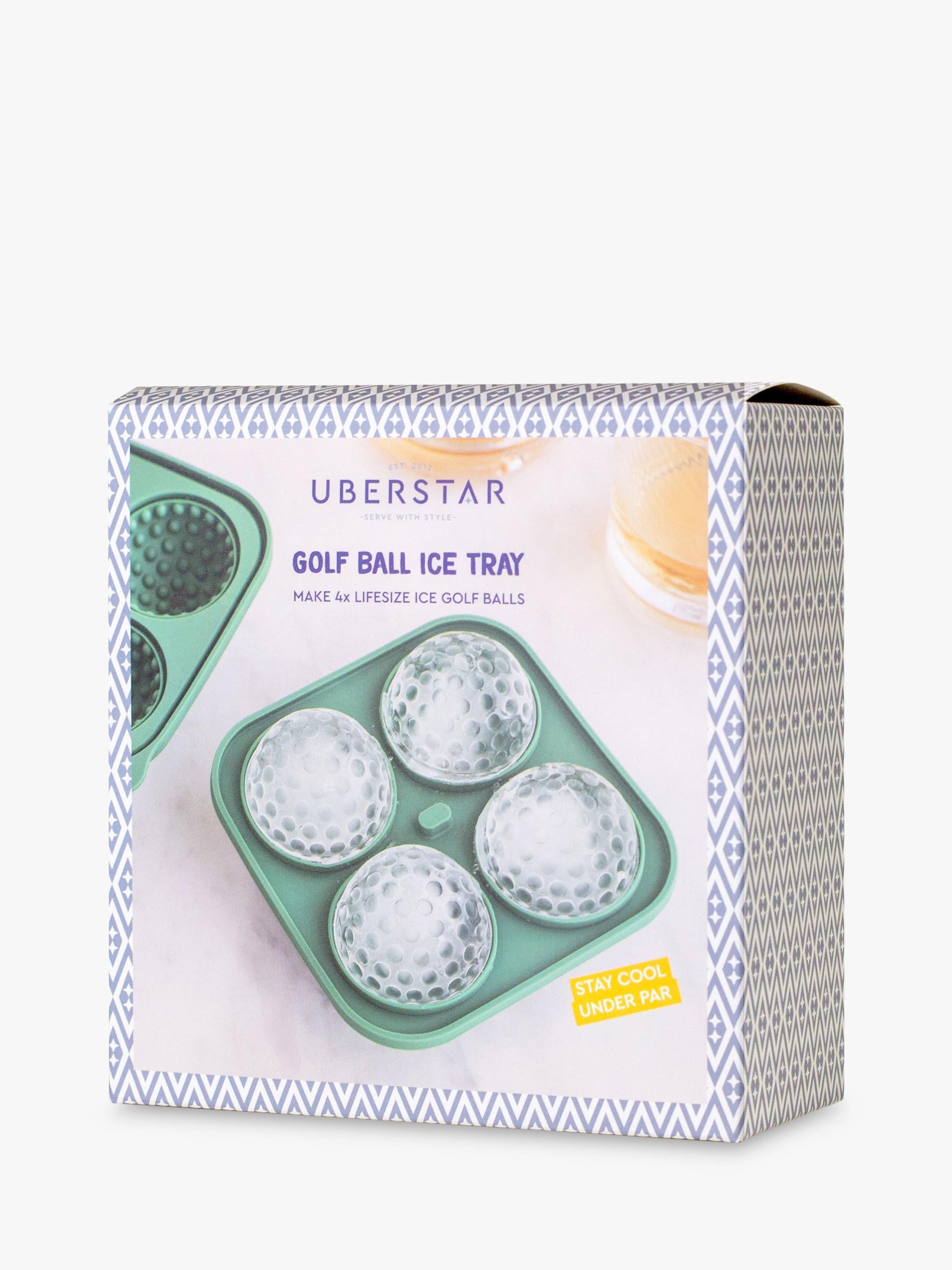 Uberstar golf ball ice mould 4 cubes (British brand)